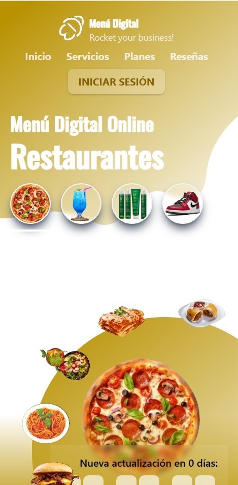 MenuDigital - Landing Page